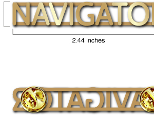 Lapel Pin: Navigator